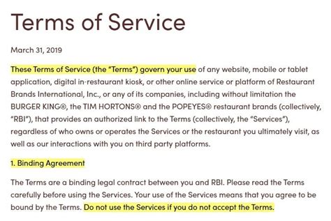 Terms of Service 